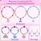 773Pcs Mermaid Charm DIY Bead Kit for Kids Girls with Pearl Starfish Shell, Ocean Beads with Mermaid for Bracelet Necklace Making